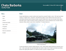 Tablet Screenshot of barborka-praded.cz